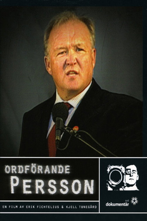 Movie poster for Ordförande Persson (2008)
