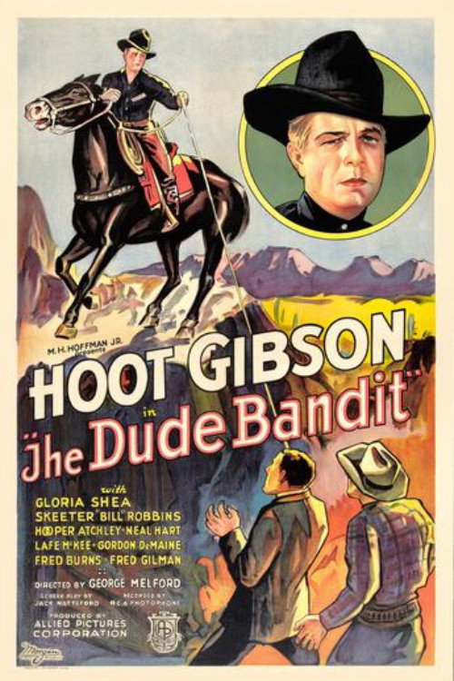 Movie poster for The Dude Bandit (1933)