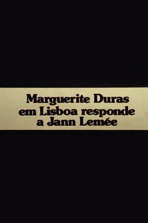 Movie poster for Mulher a Mulher: Interview with Marguerite Duras by Yann Lemée (1980)
