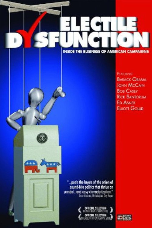 Movie poster for Electile Dysfunction: Inside the Business of American Campaigns (2008)