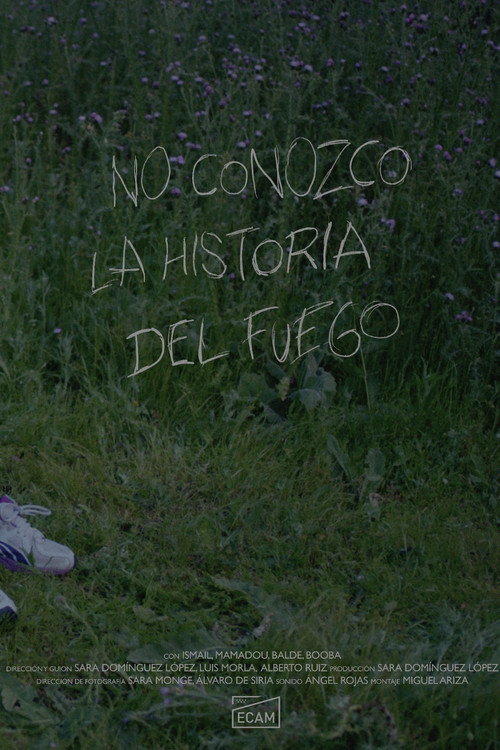 Movie poster for No Conozco la Historia del Fuego (2022)