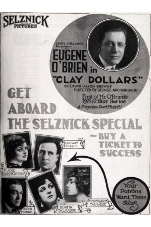 Movie poster for Clay Dollars (1921)