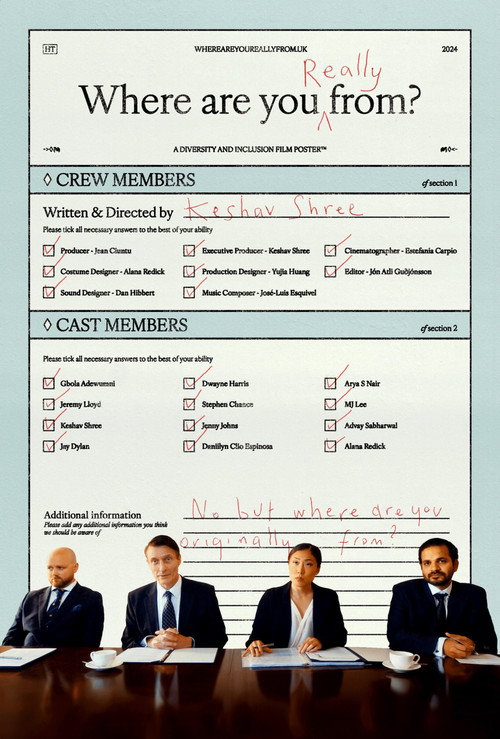 Movie poster for Where Are You Really From? (2024)
