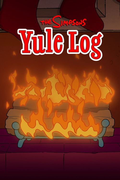 Movie poster for The Simpsons Yule Log (2025)