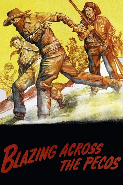 Movie poster for Blazing Across the Pecos (1948)