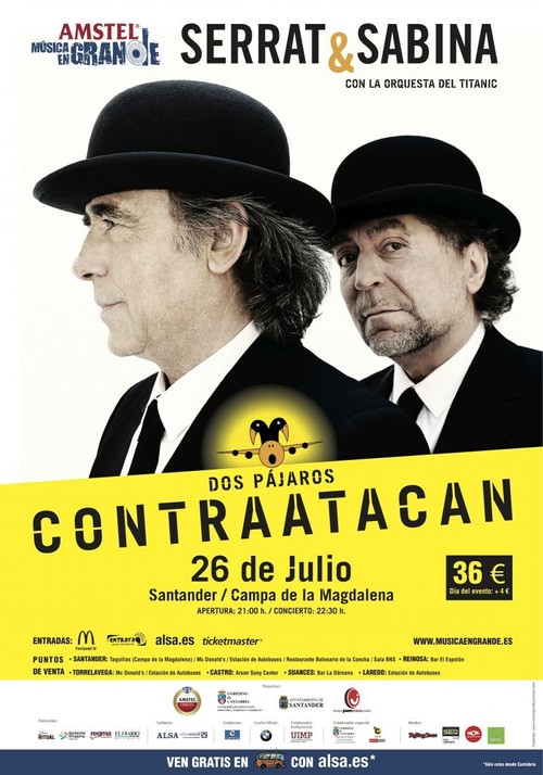 Movie poster for Serrat & Sabina: dos pájaros contraatacan (2012)
