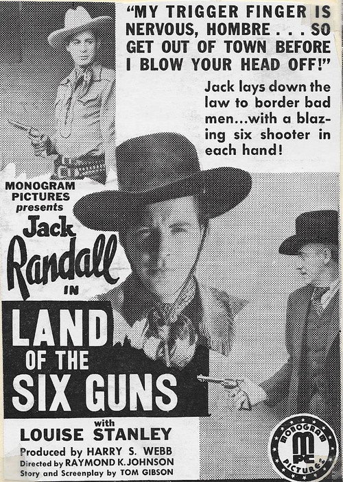 Movie poster for Land of the Six Guns (1940)