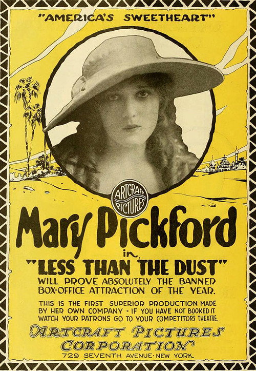 Movie poster for Less Than the Dust (1916)