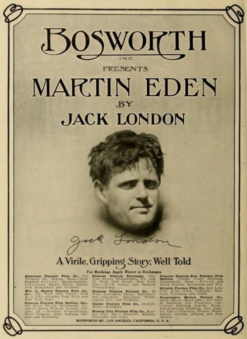Movie poster for Martin Eden (1914)