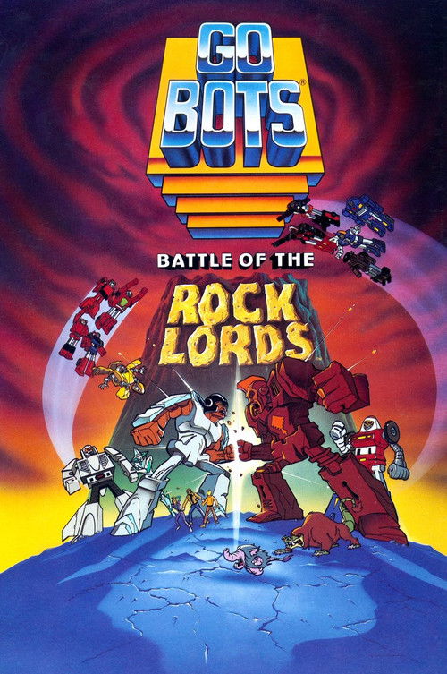 Movie poster for GoBots: Battle of the Rock Lords (1986)