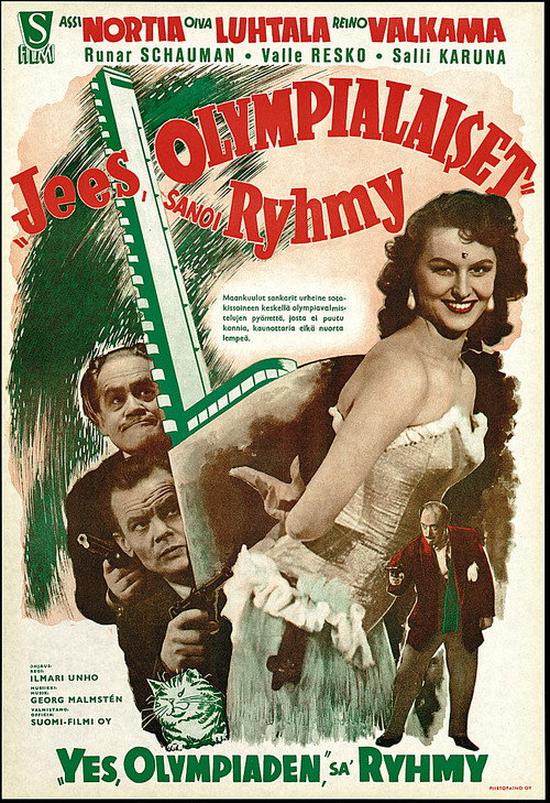 Movie poster for Jees, olympialaiset, sanoi Ryhmy (1952)