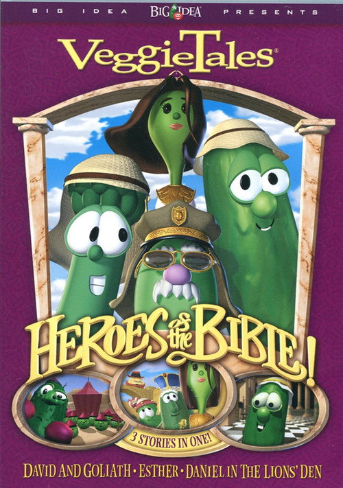 Movie poster for VeggieTales: Heroes of the Bible: Lions Shepherds and Queens (Oh My!) (2002)