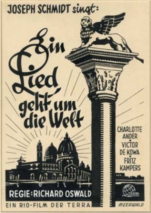 Movie poster for A Song Goes Round the World (1933)