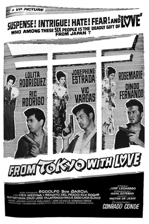 Movie poster for From Tokyo with Love (1964)