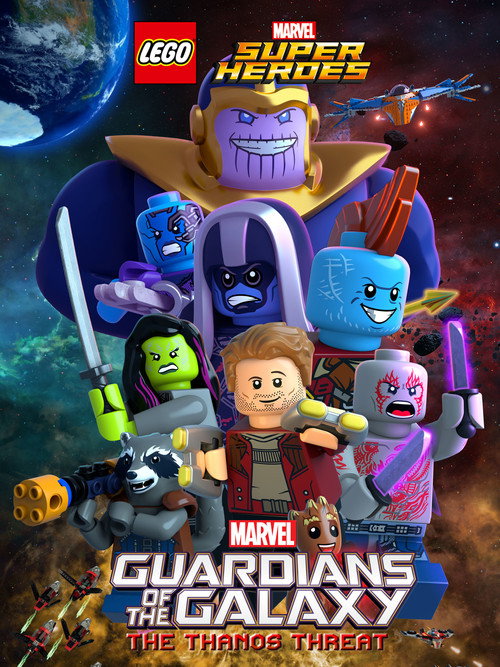 Series poster for LEGO Marvel Super Heroes - Guardians of the Galaxy: The Thanos Threat (2017)