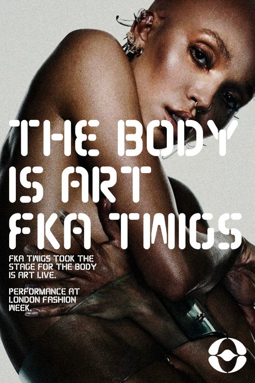 Movie poster for FKA twigs: THE BODY IS ART (2024)