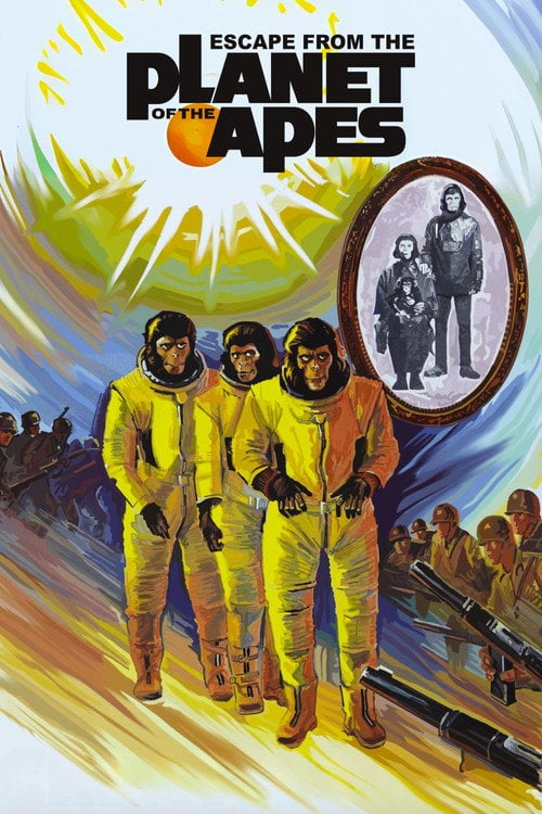Movie poster for Escape from the Planet of the Apes (1971)