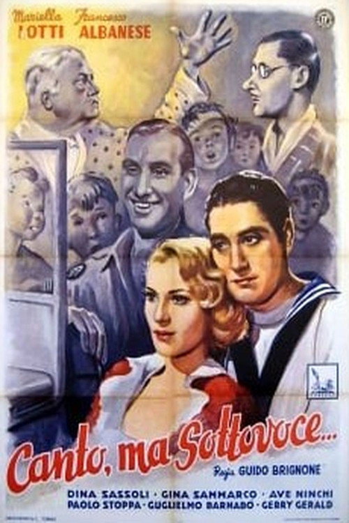 Movie poster for Canto, ma sottovoce... (1946)