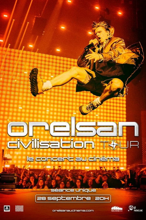 Movie poster for Orelsan - Civilisation Tour au cinéma (2023)