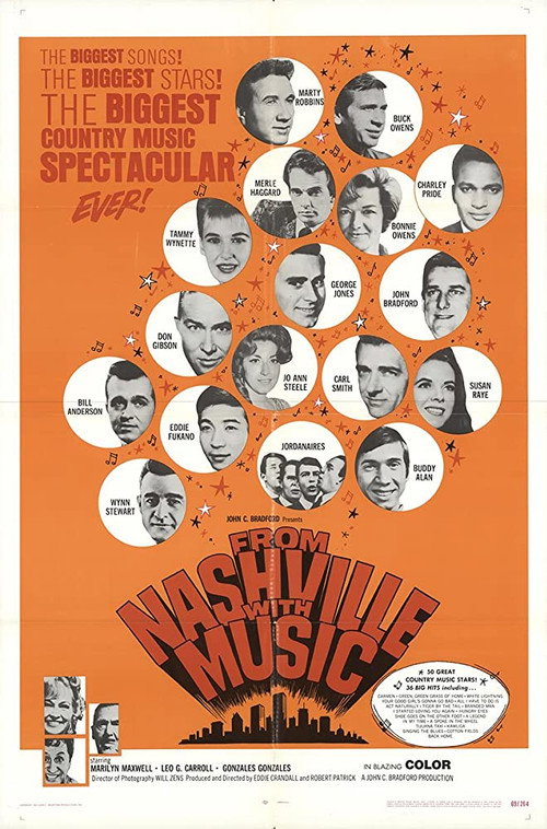 Movie poster for From Nashville With Music (1969)