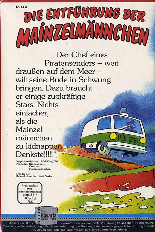 Movie poster for Die Entführung der Mainzelmännchen (1980)