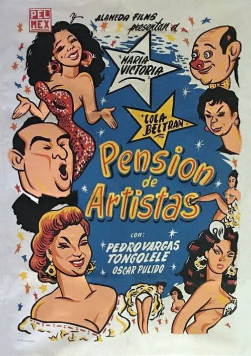 Movie poster for Pensión de artistas (1956)