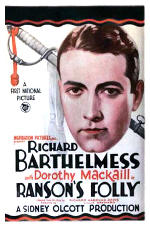 Movie poster for Ranson's Folly (1926)