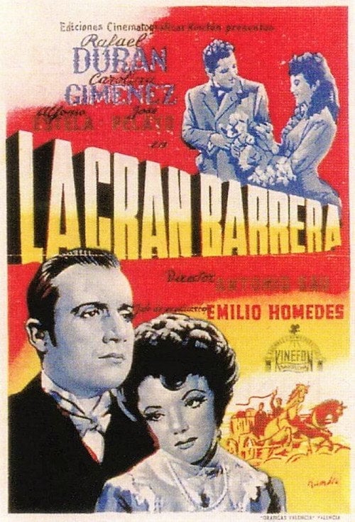 Movie poster for La gran barrera (1947)