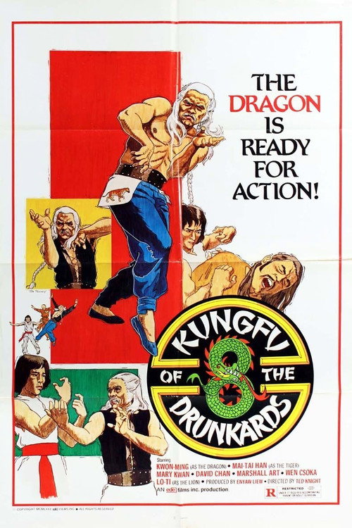 Movie poster for Kung Fu of 8 Drunkards (1980)