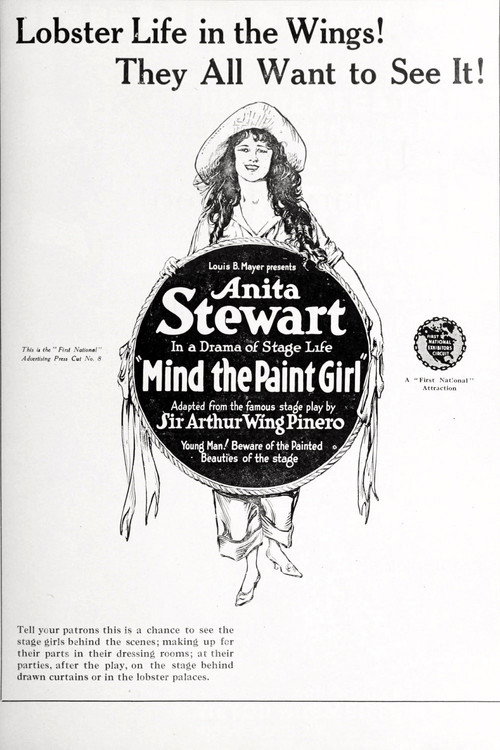 Movie poster for Mind the Paint Girl (1919)