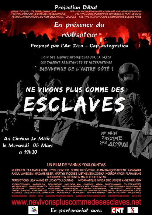 Movie poster for Let's Not Live Like Slaves (2013)