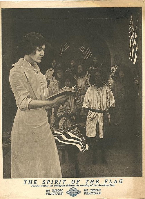 Movie poster for The Spirit of the Flag (1913)