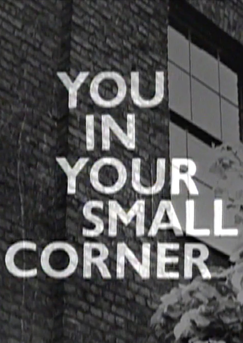 Movie poster for You in Your Small Corner (1962)