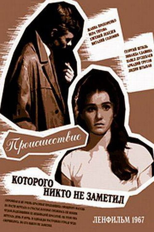 Movie poster for The Incident Which Nobody Noticed (1967)