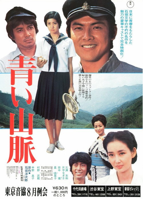 Movie poster for Aoi sanmyaku (1975)