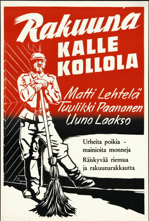 Movie poster for Rakuuna Kalle Kollola (1939)