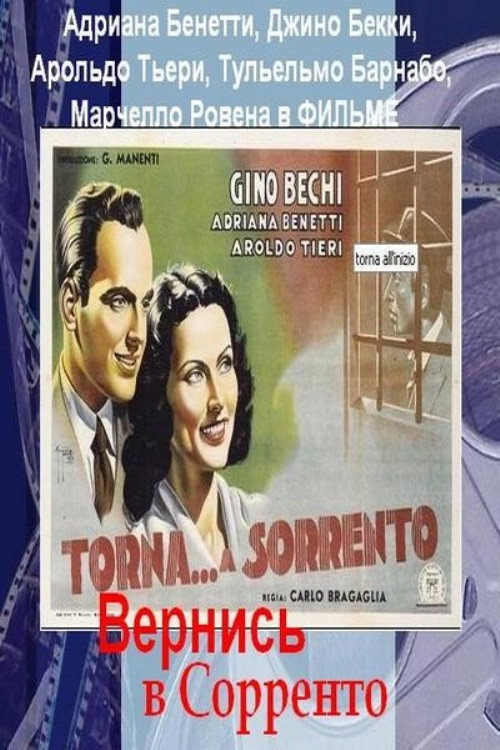 Movie poster for Torna a Sorrento (1945)