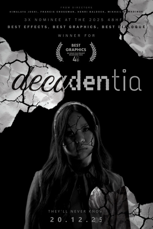 Movie poster for Decadentia (2025)