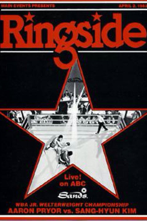 Movie poster for Aaron Pryor vs. Sang Hyun Kim (1983)
