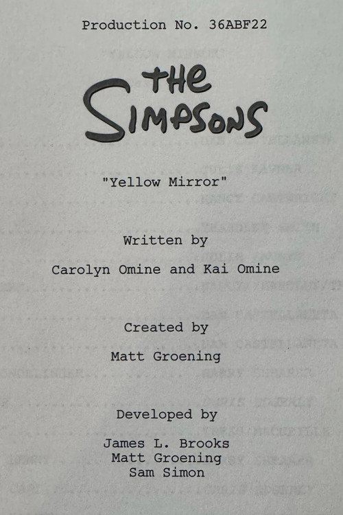 Movie poster for Yellow Mirror (2026)
