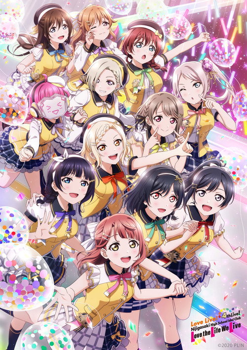 Movie poster for Love Live! Nijigasaki Nijigasaki High School Idol Club 4th Live! ~Love the Life We Live~ (2022)
