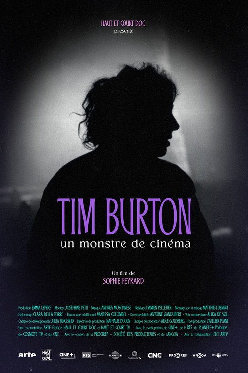Movie poster for Tim Burton : un monstre de cinéma (2025)