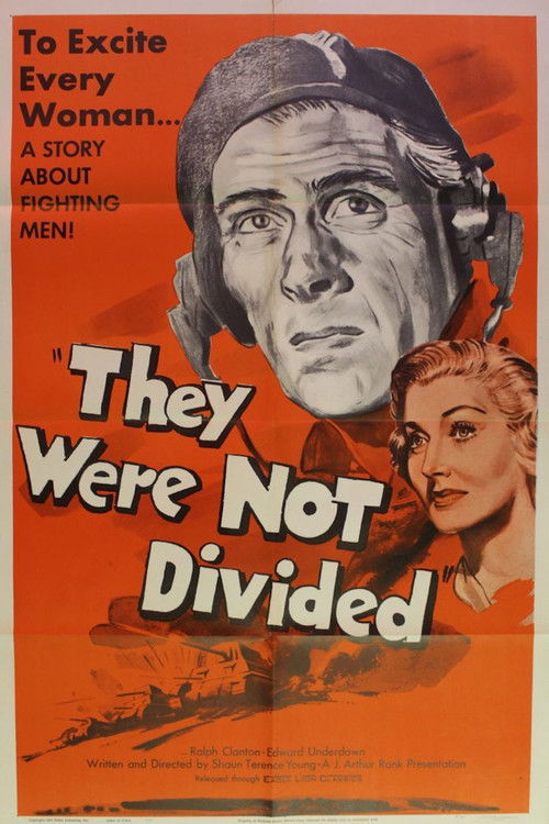 Movie poster for They Were Not Divided (1950)