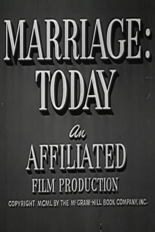 Movie poster for Marriage: Today (1950)