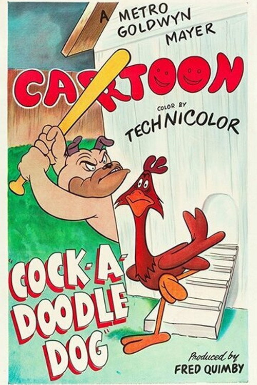 Movie poster for Cock-a-Doodle Dog (1951)