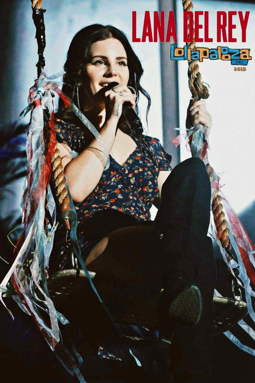 Movie poster for Lana Del Rey: live at  Lollapolooza Chile (2018)