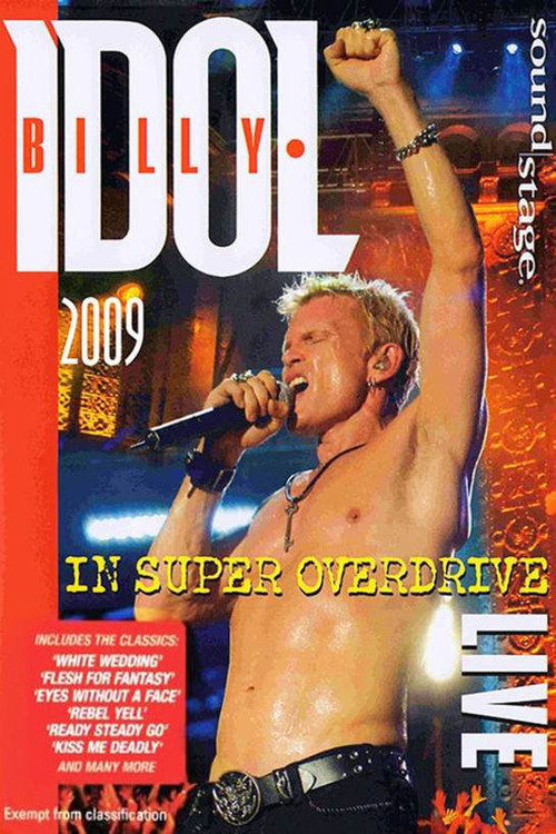 Movie poster for Billy Idol: In Super Overdrive Live (2009)