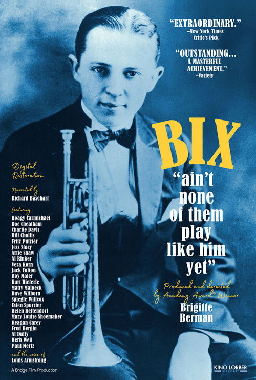 Movie poster for Bix: Ain't None of Them Play Like Him Yet (1982)