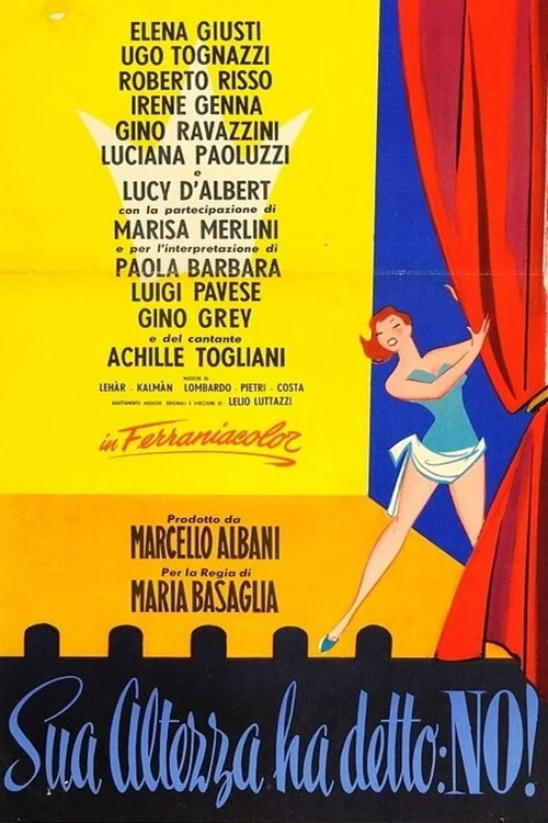 Movie poster for Sua altezza ha detto: no! (1953)