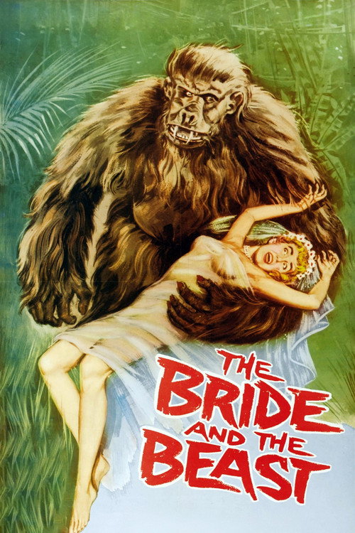 Movie poster for The Bride and the Beast (1958)